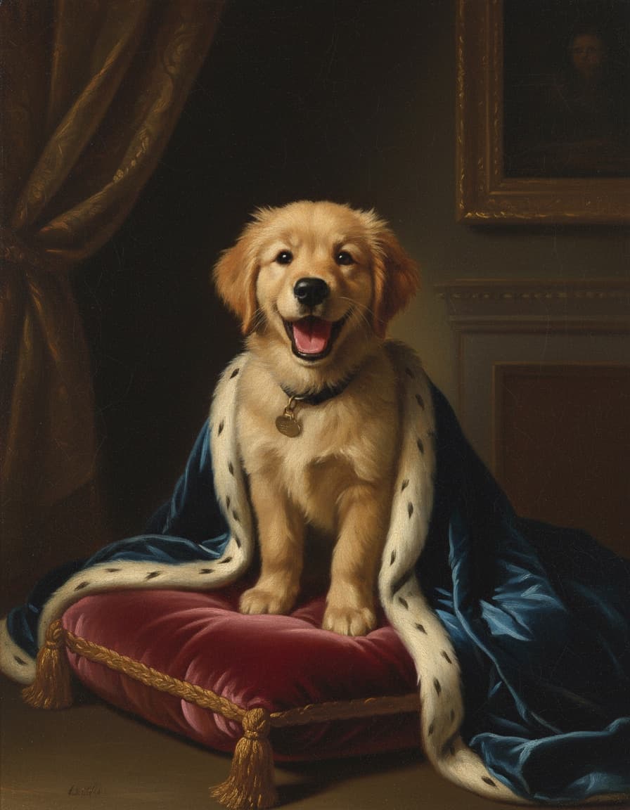 Example pet portrait